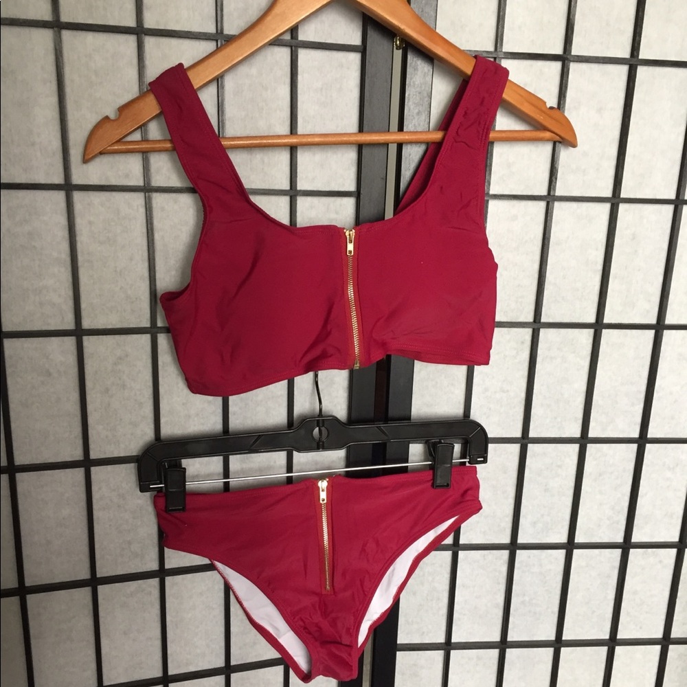 zip up bathing suit - Picture 5 of 5